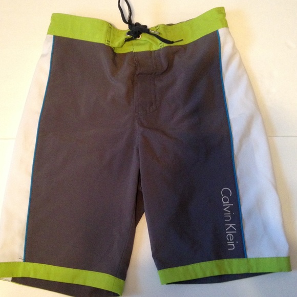 calvin klein men's swimming shorts